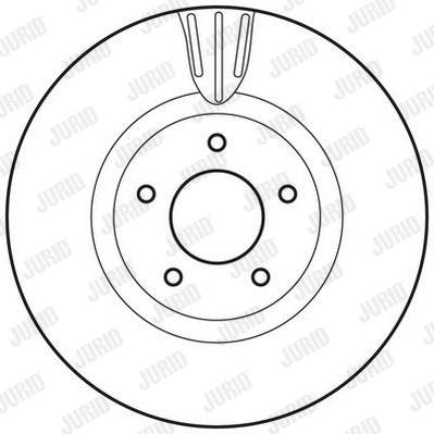 562465J JURID Тормозной диск (фото 2)