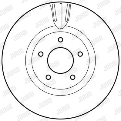 562465JC-1 JURID Тормозной диск (фото 1)