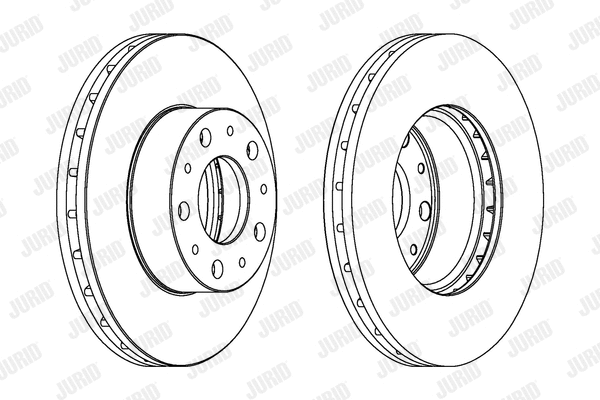 562468JC-1 JURID Тормозной диск (фото 1)