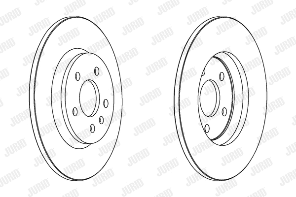 562505JC JURID Тормозной диск (фото 1)