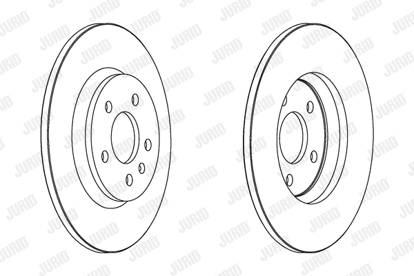 562505JC-1 JURID Тормозной диск (фото 1)