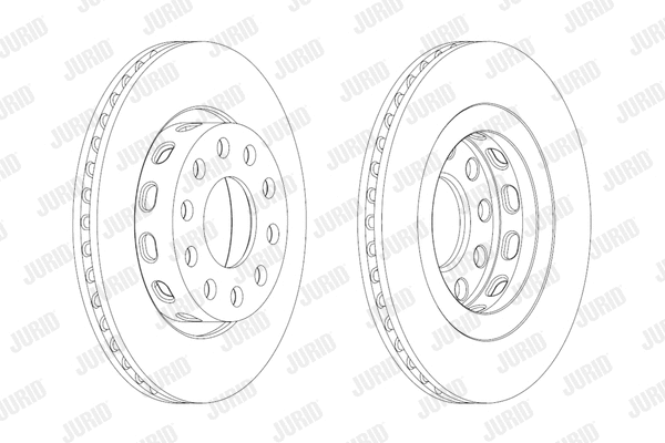 562509JC JURID Тормозной диск (фото 1)