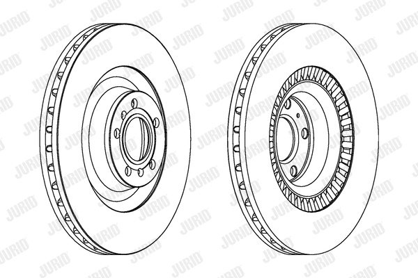 562517JC JURID Тормозной диск (фото 1)
