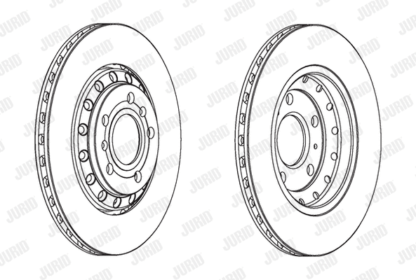 562518JC JURID Тормозной диск (фото 1)