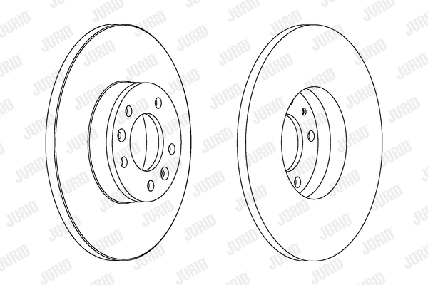 562525JC JURID Тормозной диск (фото 1)