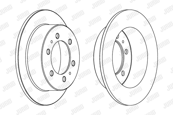 562530JC JURID Тормозной диск (фото 1)