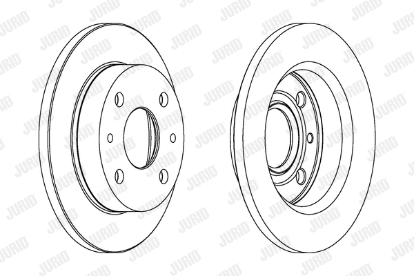 562531JC-1 JURID Тормозной диск (фото 1)