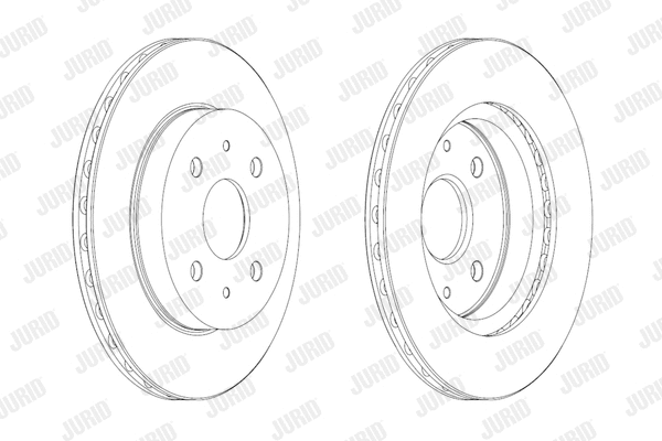 562532JC JURID Тормозной диск (фото 1)