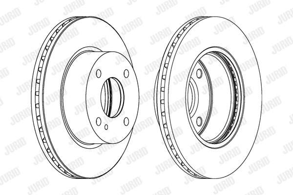 562539JC-1 JURID Тормозной диск (фото 1)