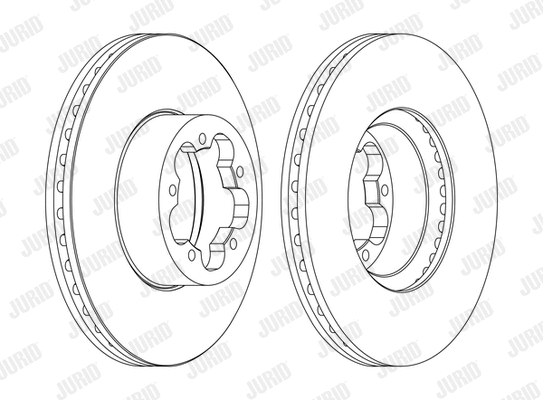 562540JC-1 JURID Тормозной диск (фото 1)