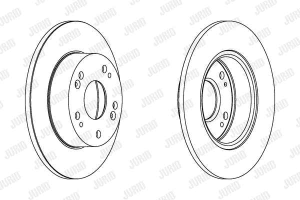 562542JC JURID Тормозной диск (фото 1)