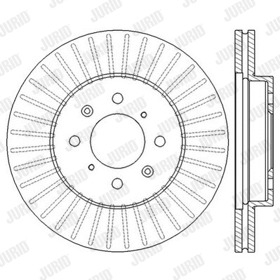 562545J-1 JURID Тормозной диск (фото 1)