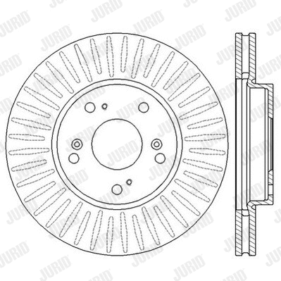 562547J-1 JURID Тормозной диск (фото 1)
