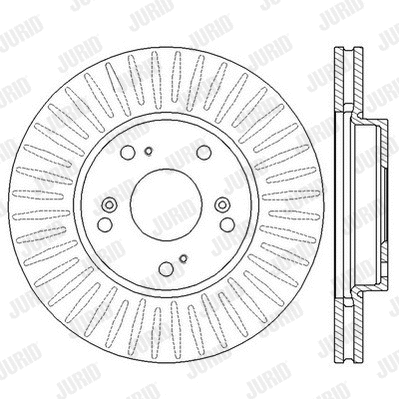 562547JC JURID Тормозной диск (фото 1)