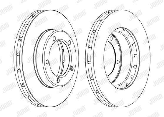 562559JC JURID Тормозной диск (фото 1)