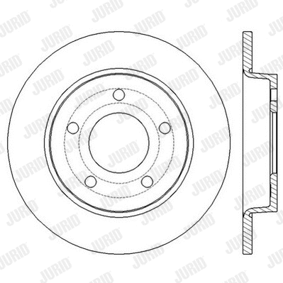 562560JC-1 JURID Тормозной диск (фото 1)