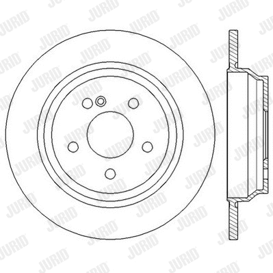 562566JC JURID Тормозной диск (фото 2)