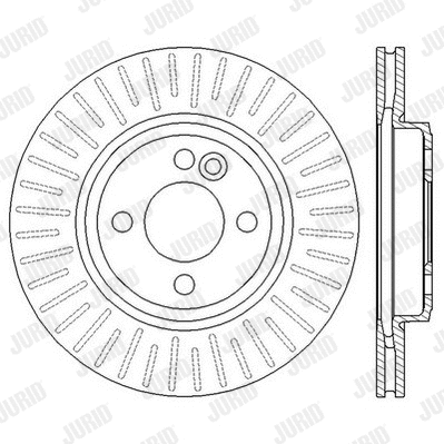 562570JC JURID Тормозной диск (фото 2)