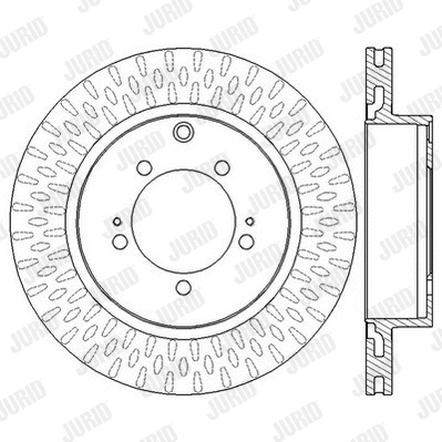 562571JC JURID Тормозной диск (фото 1)