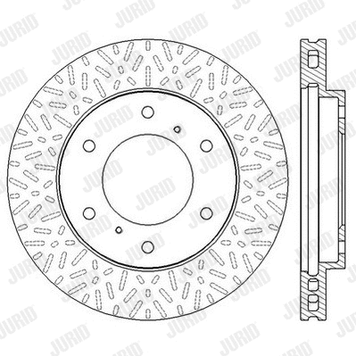 562572JC JURID Тормозной диск (фото 1)