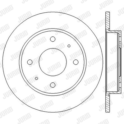 562574JC-1 JURID Тормозной диск (фото 1)
