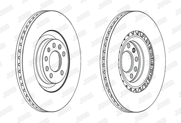 562579JC JURID Тормозной диск (фото 1)
