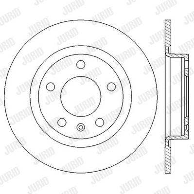 562580JC JURID Тормозной диск (фото 2)