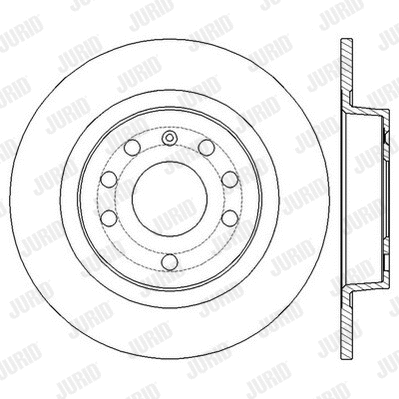 562581JC-1 JURID Тормозной диск (фото 1)