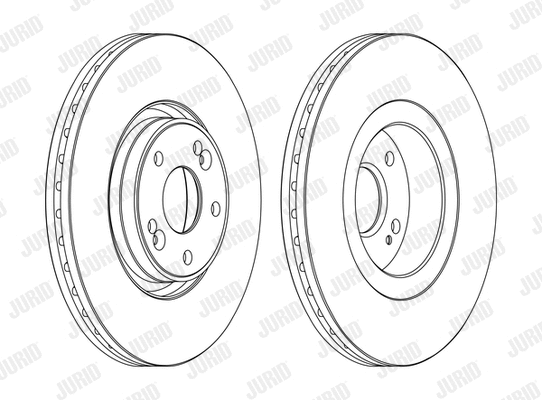 562593JC JURID Тормозной диск (фото 1)