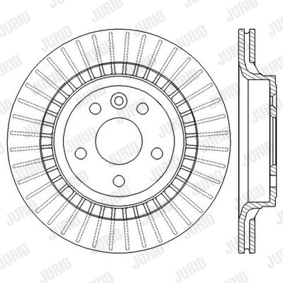 562605JC JURID Тормозной диск (фото 2)