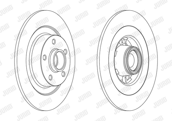 562608J-1 JURID Тормозной диск (фото 1)