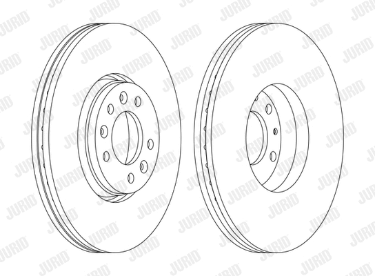 562622JC-1 JURID Тормозной диск (фото 1)