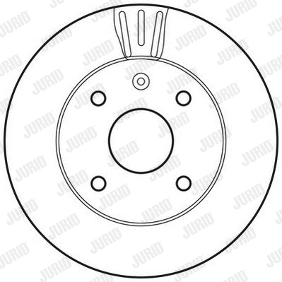 562662JC JURID Тормозной диск (фото 1)