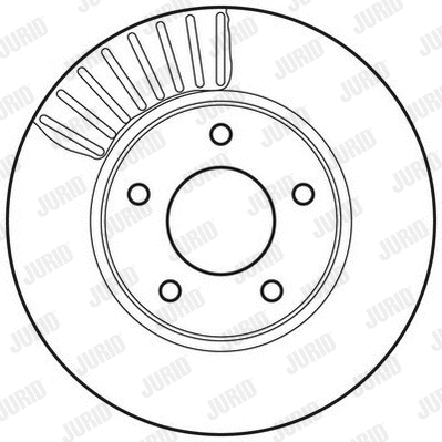 562675JC-1 JURID Тормозной диск (фото 1)