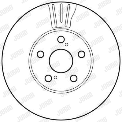 562683JC JURID Тормозной диск (фото 1)