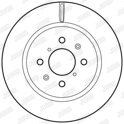 562699JC-1 JURID Тормозной диск (фото 1)