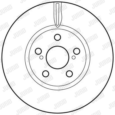 562702JC JURID Тормозной диск (фото 2)