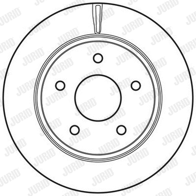 562707JC JURID Тормозной диск (фото 2)