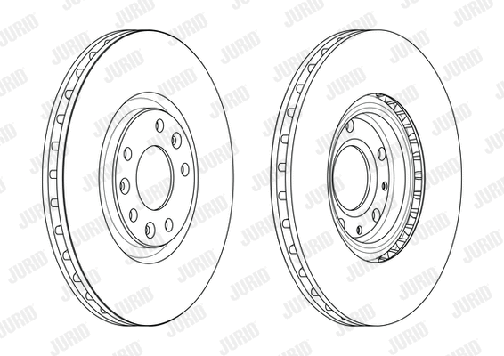 562715JC JURID Тормозной диск (фото 1)