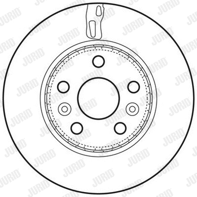562730JC-1 JURID Тормозной диск (фото 1)