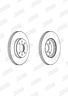 562742JC JURID Тормозной диск (фото 1)