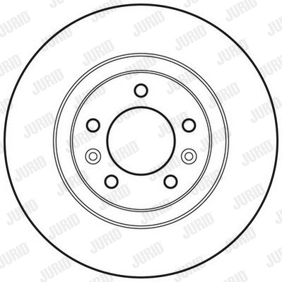 562762JC JURID Тормозной диск (фото 1)