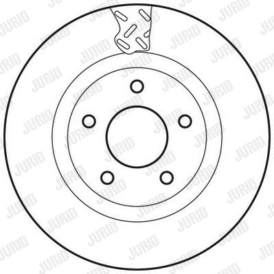 562769JC JURID Тормозной диск (фото 2)