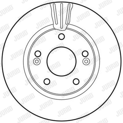 562789J-1 JURID Тормозной диск (фото 1)