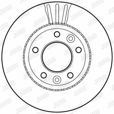 562791J-1 JURID Тормозной диск (фото 1)