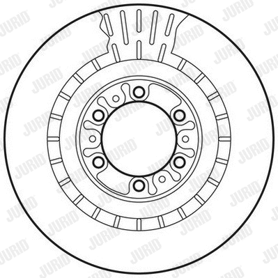 562798JC JURID Тормозной диск (фото 2)