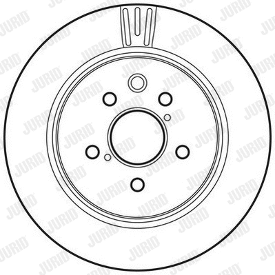 562823JC JURID Тормозной диск (фото 3)