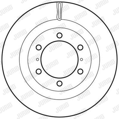 562828JC JURID Тормозной диск (фото 2)