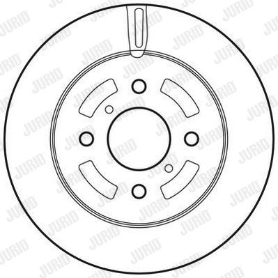 562833JC JURID Тормозной диск (фото 1)