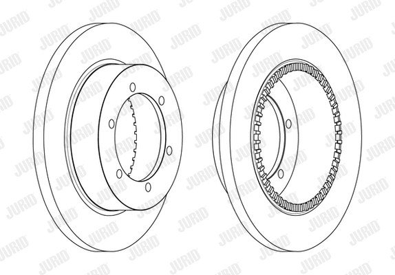 562840JC JURID Тормозной диск (фото 1)